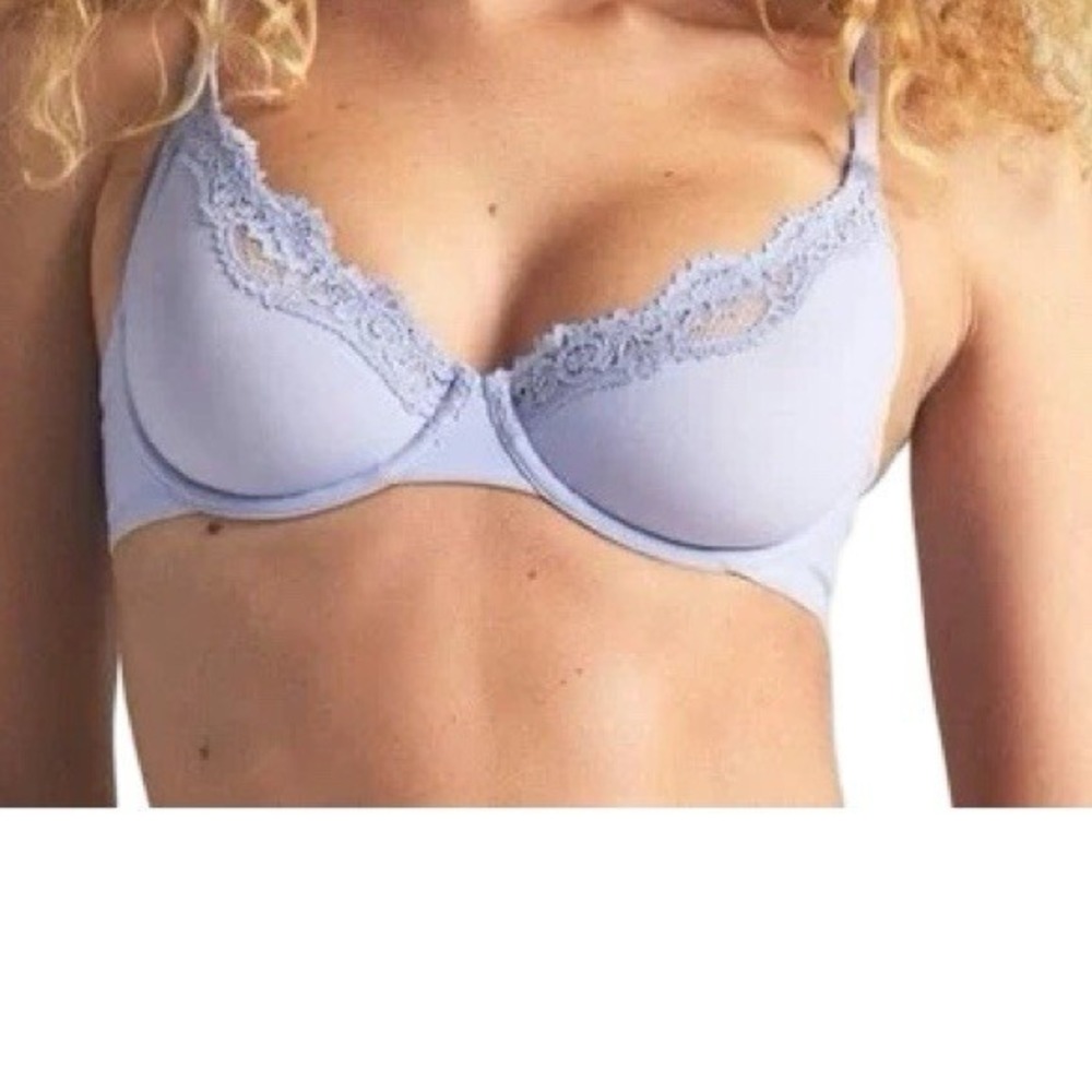 Skims Fits Everybody Lace Unlined Demi Bra - Jupiter - NWT - 34DDDD